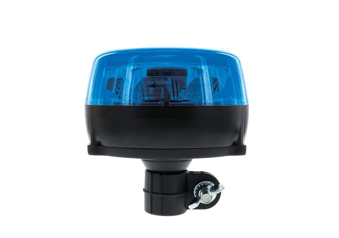 Girevole ATLAS LED fissaggio DIN su staffa, lampeggiante, blu